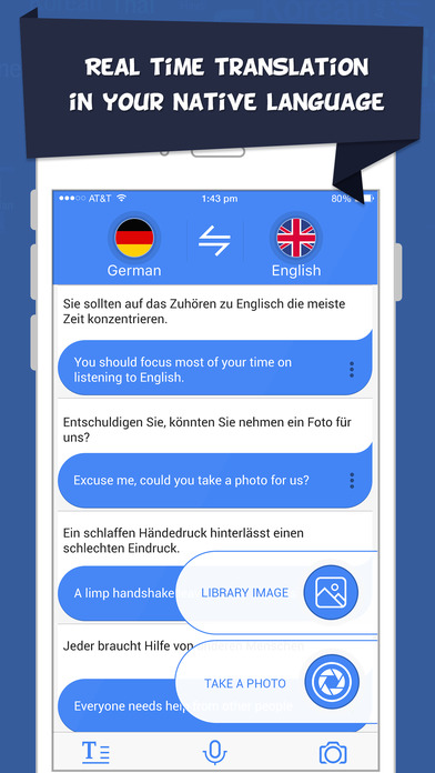 iTranslate Language Translator and Dictionary. screenshot 2