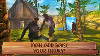 Jungle Chimpanzee Monkey Simulator 3D screenshot 4