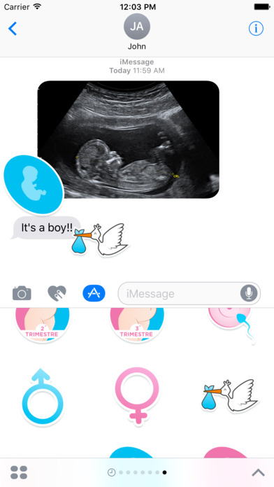 Pregnancy Stickers Pack screenshot 2