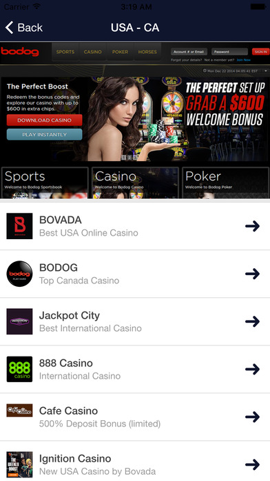 New USA Casinos Guide 2017 Reviews - Betting screenshot 2