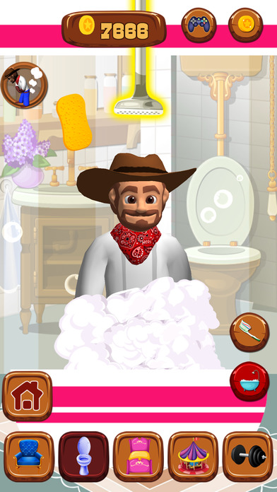 Talking Cowboy Game screenshot 2