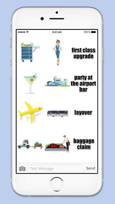 Airport Travel Sticker Pack screenshot 4