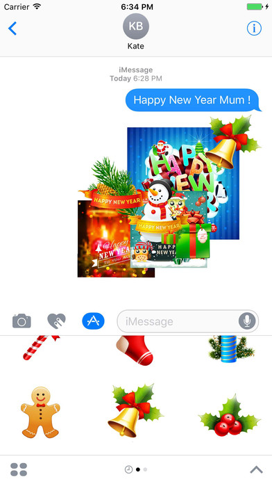 Merry Christmas & Happy New Year Sticker Keyboard screenshot 3