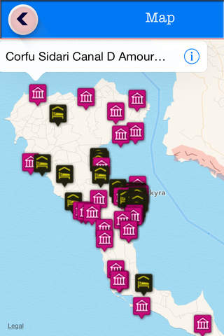 Corfu Island Offline Map Explorer screenshot 2