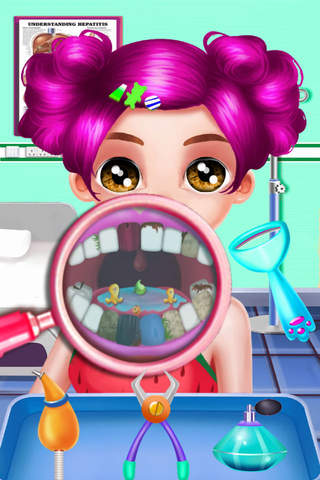 Cute Girl's Magic Dentist-Mommy Teeth Manager screenshot 3