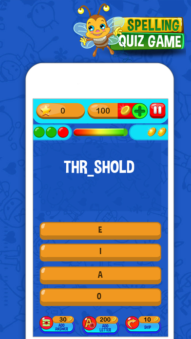 Spelling of English Word.s Free Educational Quiz screenshot 2