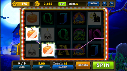 Gun Zombie Halloween Casino: Free Slots of U.S screenshot 4