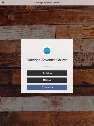 Oakridge Adventist Church screenshot 2