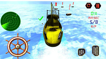 3D Police Boat Games Simulator 2017 screenshot 2