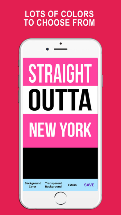 Straight Outta - Create and Design Text PNG Images screenshot 3