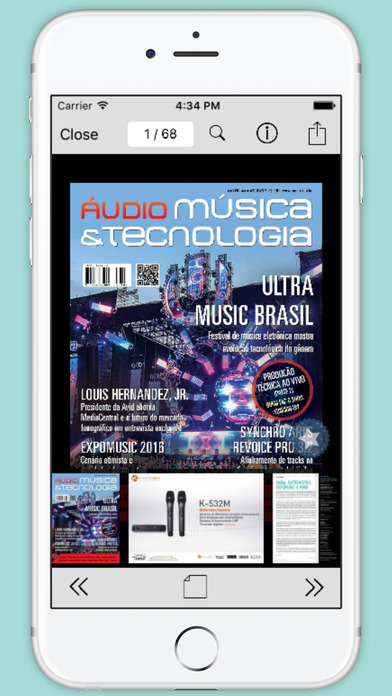 Revista Áudio Música & Tecnologia screenshot 3