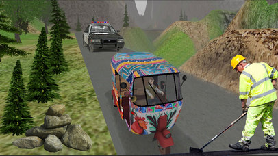European Tuk Rickshaw Offroad screenshot 2