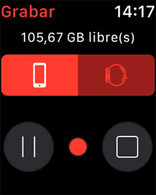 Captura de pantalla del iPhone 2