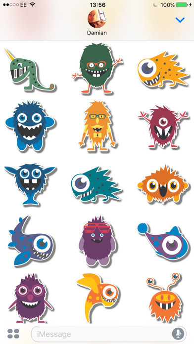 Sticky Stickers Monsters screenshot 4