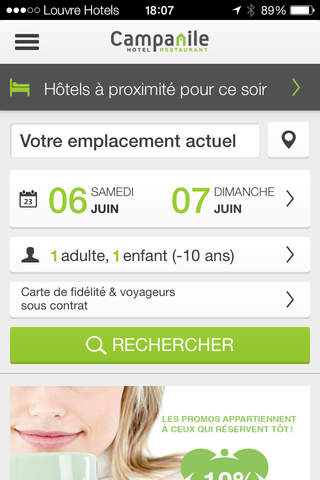 Campanile, réservation d'hôtel screenshot 3