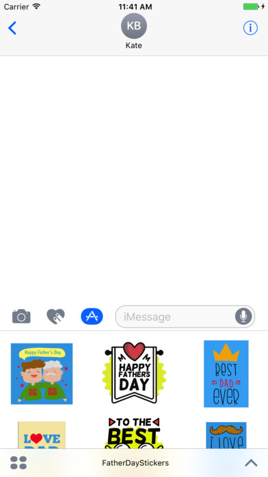 Fathers Day stickers for text screenshot 2