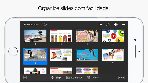 Captura de tela do iPhone 5