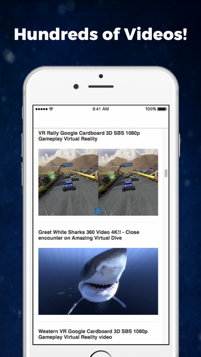 Mobile 3D Video Library screenshot 2