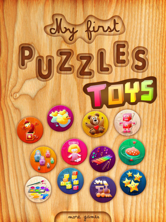 My first puzzles: Toys для iPad