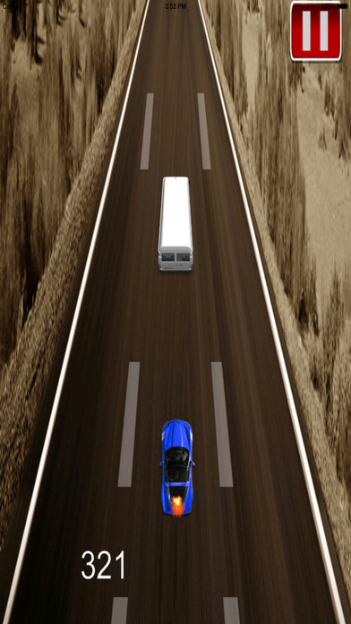 A Big Car In A Fast Speedway : Speed in Road screenshot 2