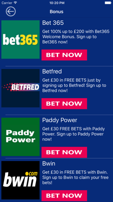Sports Bet Bonuses and Promotions - Top UK Guide screenshot 2