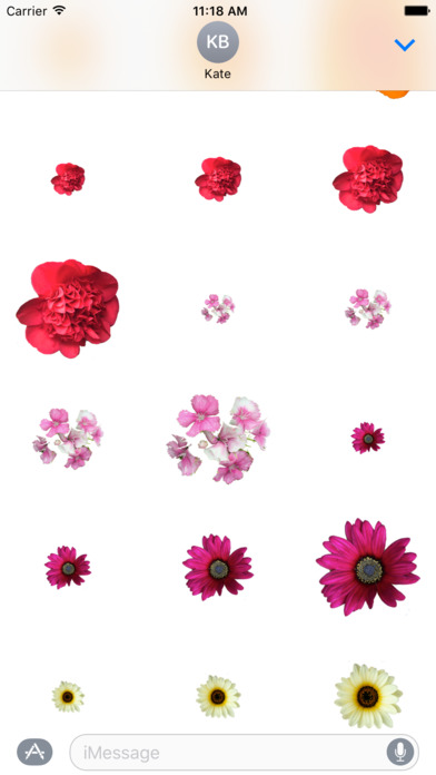 Flower Stickers 花貼紙 screenshot 4