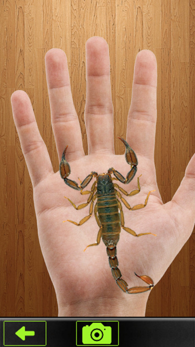 Scorpion on hand prank: scary joke screenshot 2