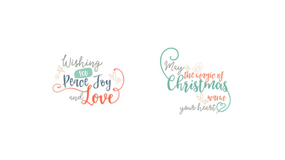 Merry Christmas Lettering Stickers screenshot 4