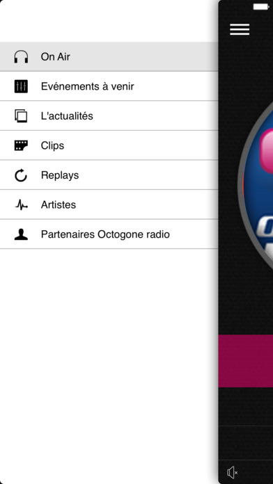 Octogone radio (officiel) screenshot 2