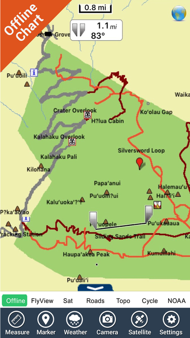 Haleakala National Park - GPS Map Navigator screenshot 3