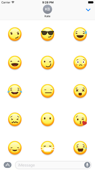 Emoji 3D Stickers for iMessage screenshot 2