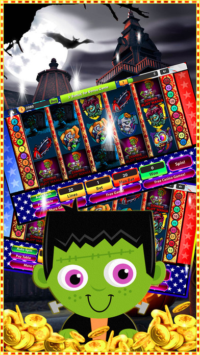 Vegas HD Slots Game Lucky Halloween! screenshot 2