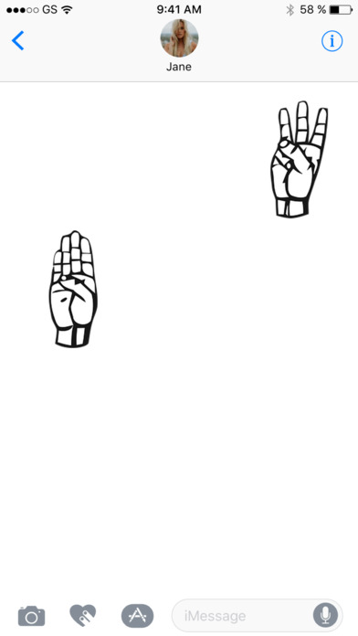 Sign Language Sticker Pack screenshot 3