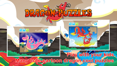 Dragon Jigsaw Puzzles Games for Baby and Toddlers screenshot 2
