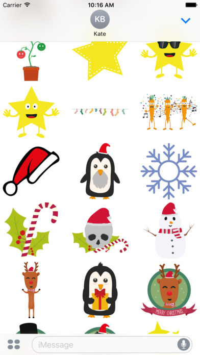 Merry Xmas - Redbubble sticker pack screenshot 2