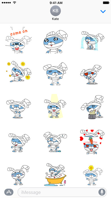 Daily life of Bluetoo - NHH Animated Stickers screenshot 3