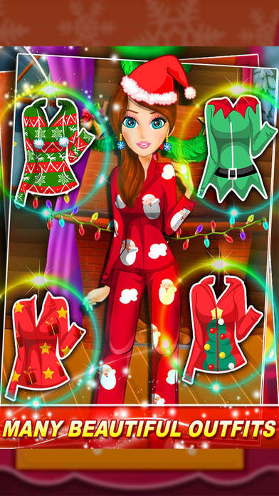 Christmas Party Salon - Girl Makeup And DressUp screenshot 4