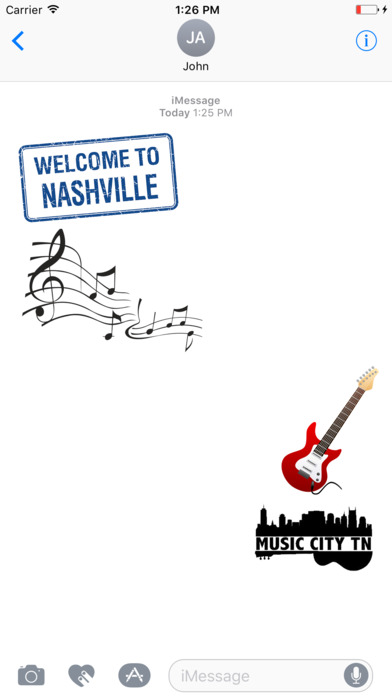 Nashville Tennessee Stickers screenshot 2