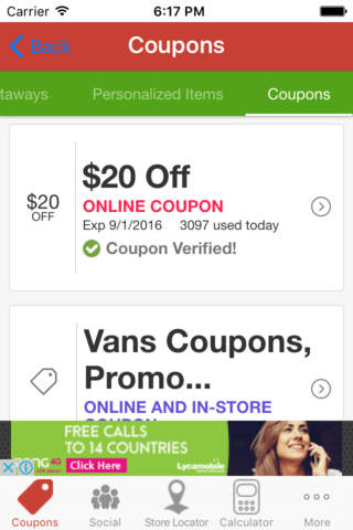 Savings & Coupons For Vans Shoes screenshot 2