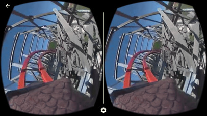Iron Rattler Roller Coaster VR 360 screenshot 3