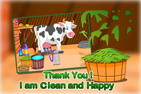 Holstein Cow Care - Pets Salon Game screenshot 2