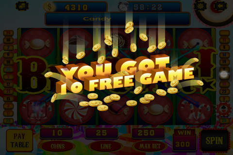 My Sweet Triple Double Chocolate Dessert Slots Machine Casino Games Pro screenshot 4