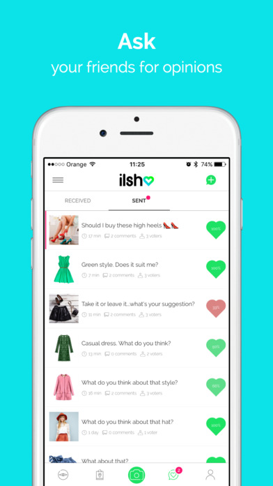 ilsho-fashion personalisation screenshot 2