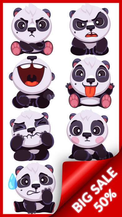 Panda Stickers! screenshot 3