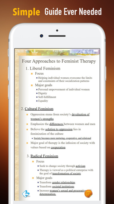 Feminist Therapy-Survival Manual and Hot Trends screenshot 2