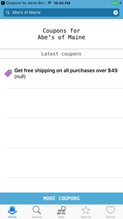 Abes of maine discount coupon