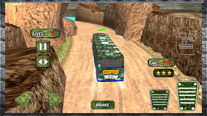 Extreme Army Bus Driver Simulator Game - Pro screenshot 2