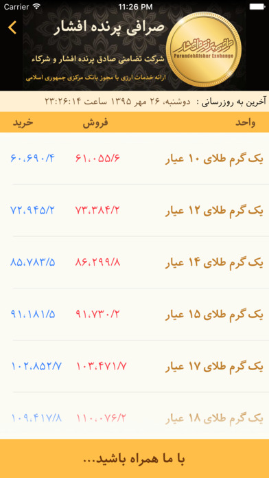 Afshar Exchange screenshot 4