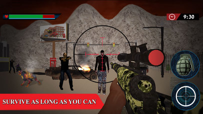 Zombie Sniper Shooting Expert screenshot 2