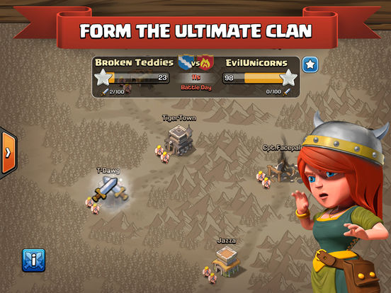 Screenshots of Clash of Clans for iPad